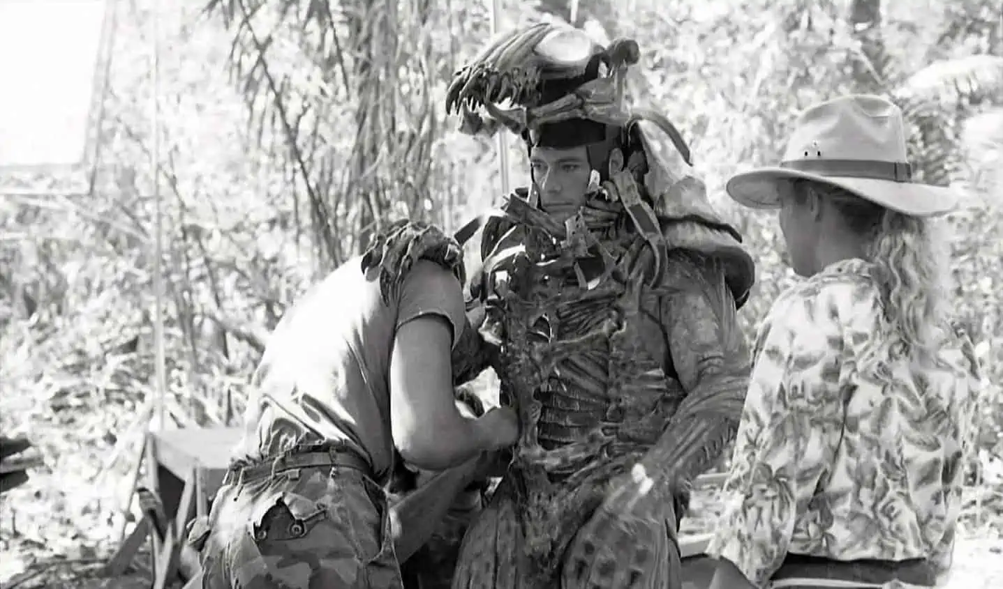 JCVD on the set of Predator