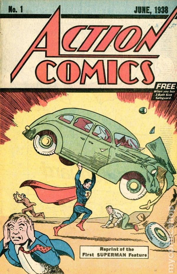Action Comics cover - Facts about Superman