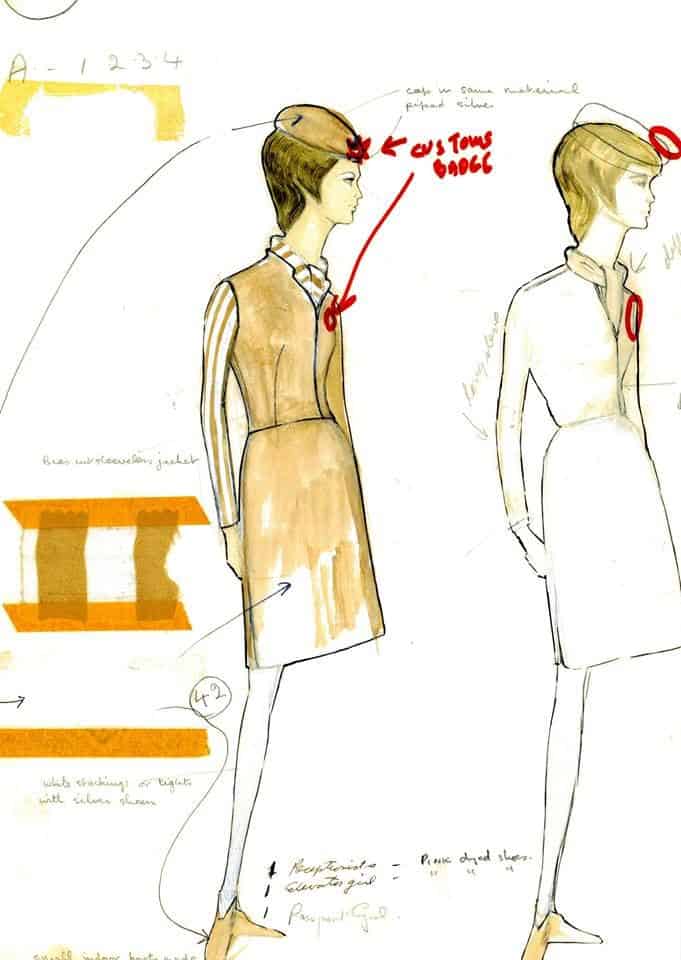 Costume design on 2001: A Space Odyssey