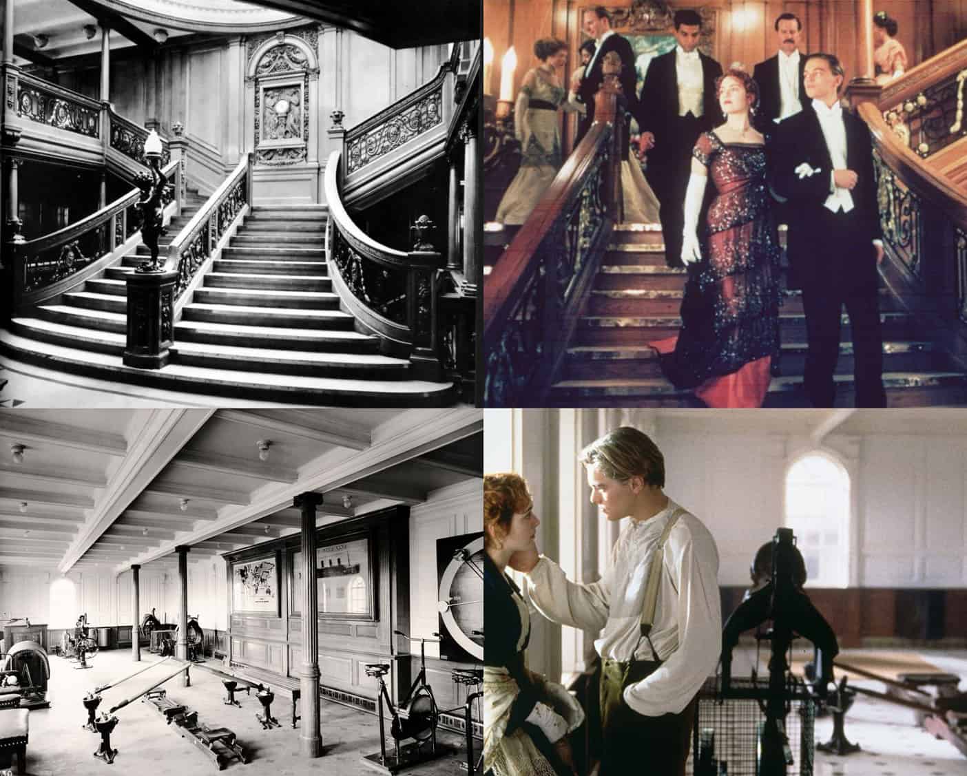 Titanic real life sets