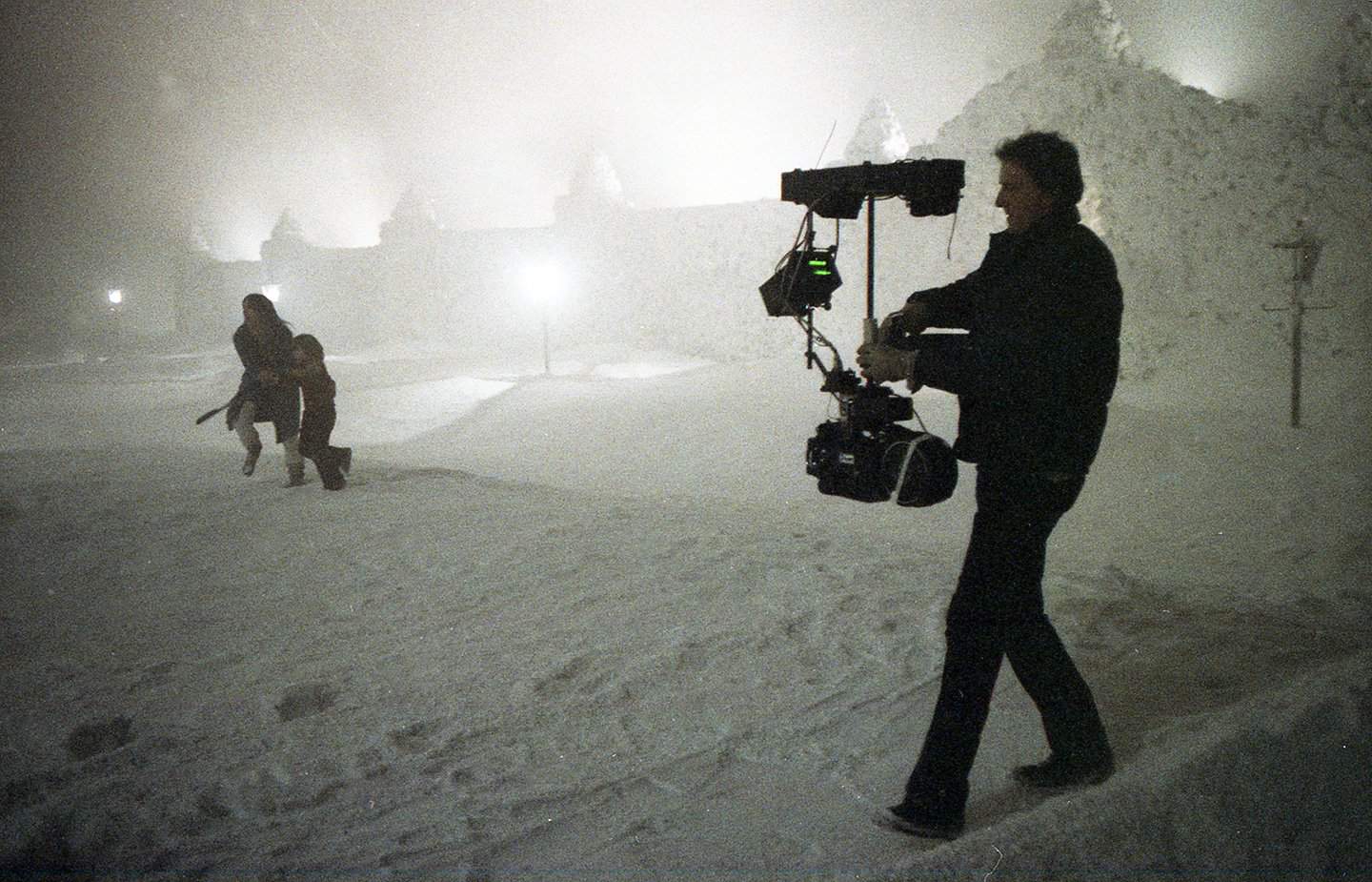 Garrett Brown with Steadicam on The Shining