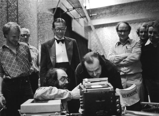 The Shining with cast and crew