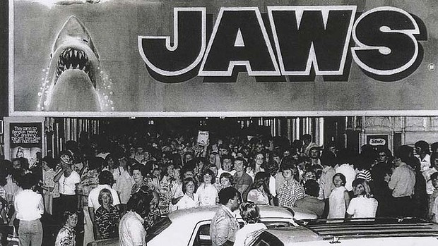 Jaws poster marquee
