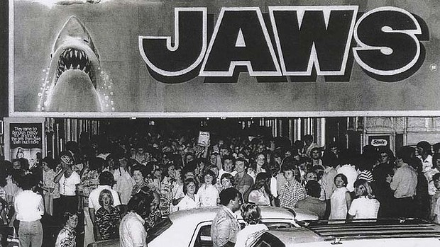 Jaws poster marquee