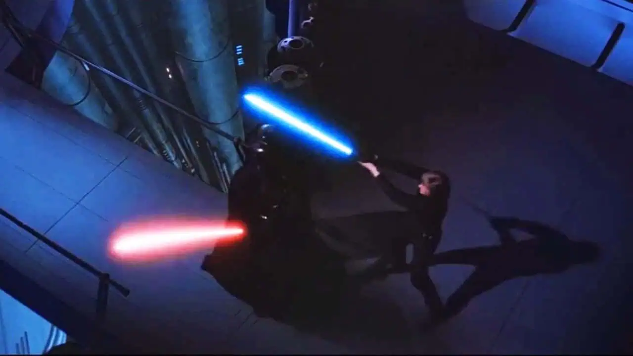 Luke's original blue lightsaber